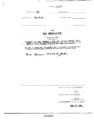 NYS Bill and Veto Jackets: 1996, Chapter 103