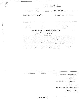 NYS Bill and Veto Jackets: 1996, Chapter 132