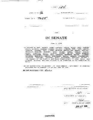 NYS Bill and Veto Jackets: 1996, Chapter 124