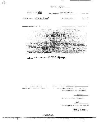 NYS Bill and Veto Jackets: 1996, Chapter 111