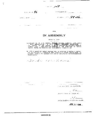 NYS Bill and Veto Jackets: 1996, Chapter 149