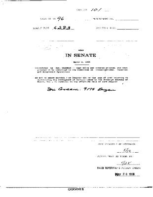 NYS Bill and Veto Jackets: 1996, Chapter 101