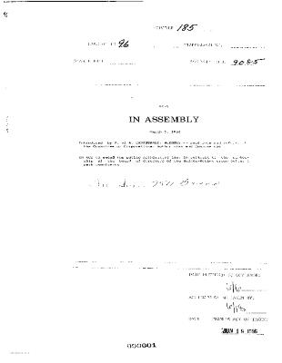 NYS Bill and Veto Jackets: 1996, Chapter 185