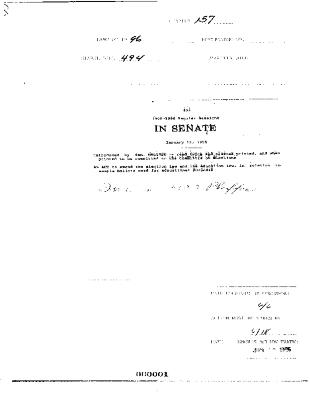 NYS Bill and Veto Jackets: 1996, Chapter 157