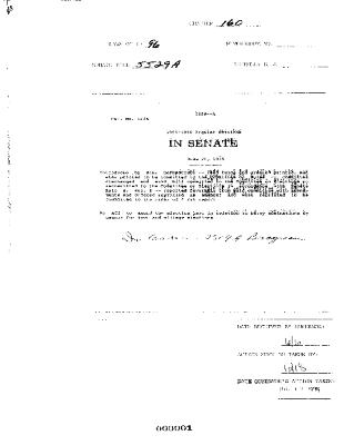 NYS Bill and Veto Jackets: 1996, Chapter 160