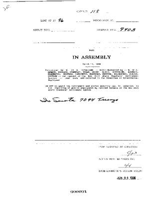 NYS Bill and Veto Jackets: 1996, Chapter 118