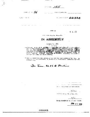 NYS Bill and Veto Jackets: 1996, Chapter 135