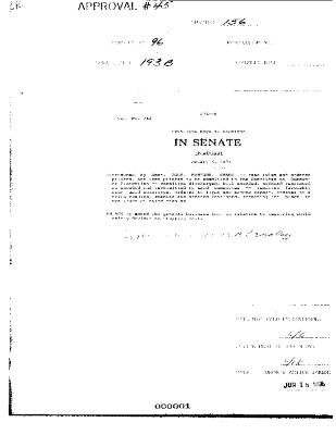 NYS Bill and Veto Jackets: 1996, Chapter 156