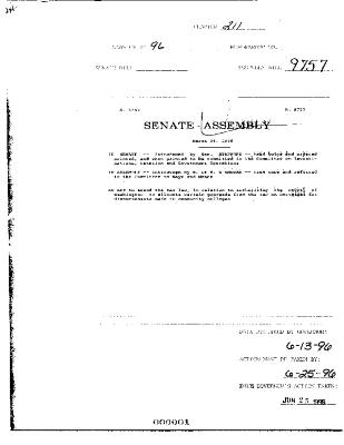 NYS Bill and Veto Jackets: 1996, Chapter 211