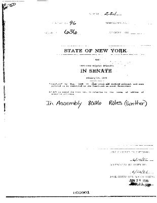 NYS Bill and Veto Jackets: 1996, Chapter 221