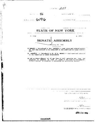 NYS Bill and Veto Jackets: 1996, Chapter 251