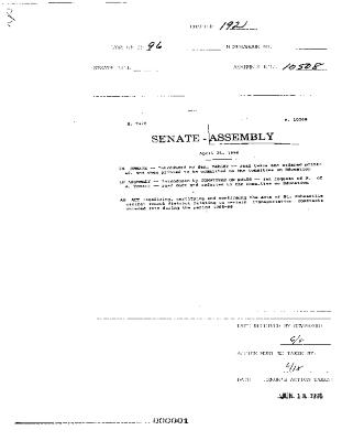 NYS Bill and Veto Jackets: 1996, Chapter 192