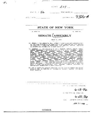 NYS Bill and Veto Jackets: 1996, Chapter 209