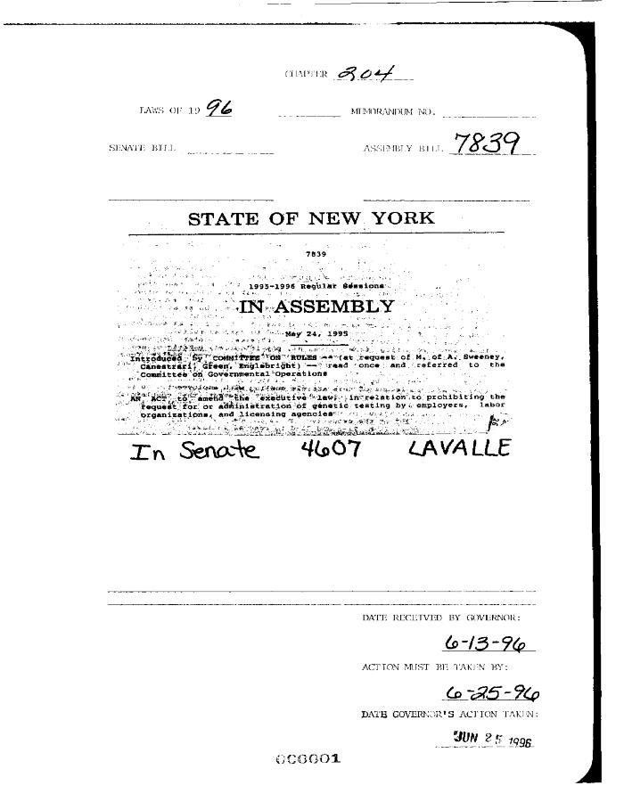 NYS Bill and Veto Jackets: 1996, Chapter 204