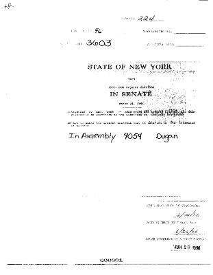 NYS Bill and Veto Jackets: 1996, Chapter 224