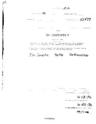 NYS Bill and Veto Jackets: 1996, Chapter 216