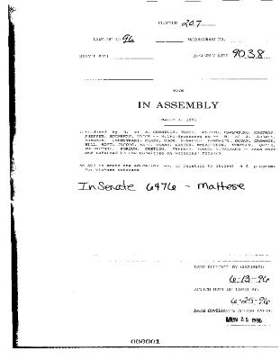 NYS Bill and Veto Jackets: 1996, Chapter 207