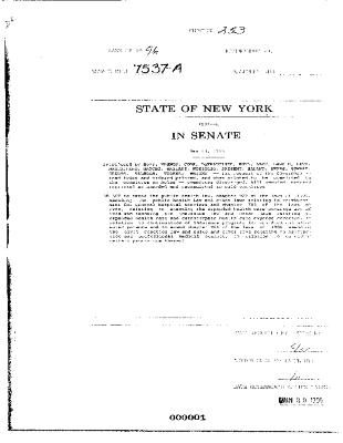 NYS Bill and Veto Jackets: 1996, Chapter 253