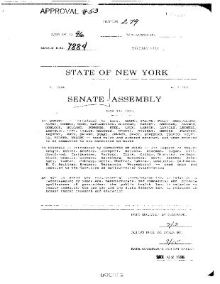 NYS Bill and Veto Jackets: 1996, Chapter 279