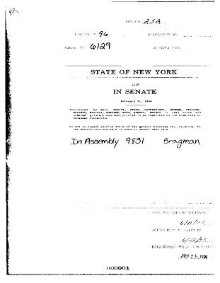NYS Bill and Veto Jackets: 1996, Chapter 232