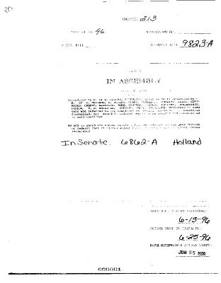 NYS Bill and Veto Jackets: 1996, Chapter 213
