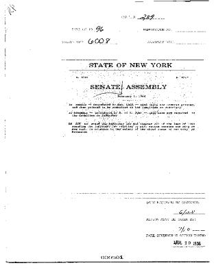 NYS Bill and Veto Jackets: 1996, Chapter 289