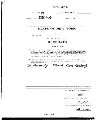 NYS Bill and Veto Jackets: 1996, Chapter 312