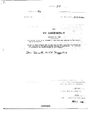 NYS Bill and Veto Jackets: 1996, Chapter 37