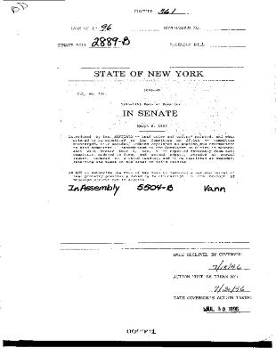 NYS Bill and Veto Jackets: 1996, Chapter 361