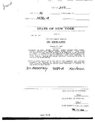 NYS Bill and Veto Jackets: 1996, Chapter 359