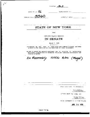NYS Bill and Veto Jackets: 1996, Chapter 363