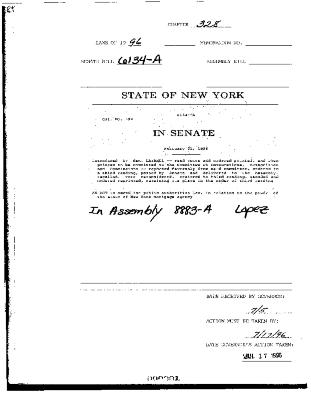 NYS Bill and Veto Jackets: 1996, Chapter 328