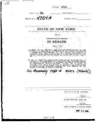 NYS Bill and Veto Jackets: 1996, Chapter 370