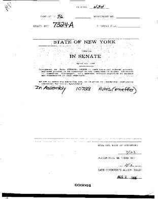 NYS Bill and Veto Jackets: 1996, Chapter 434
