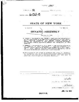 NYS Bill and Veto Jackets: 1996, Chapter 381