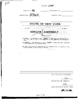 NYS Bill and Veto Jackets: 1996, Chapter 375