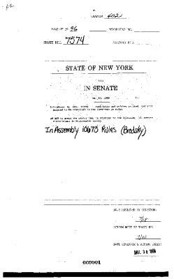 NYS Bill and Veto Jackets: 1996, Chapter 402