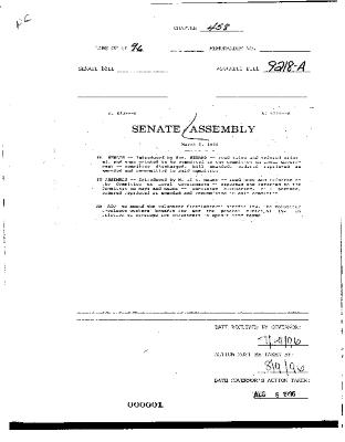 NYS Bill and Veto Jackets: 1996, Chapter 458