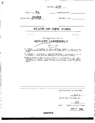 NYS Bill and Veto Jackets: 1996, Chapter 419