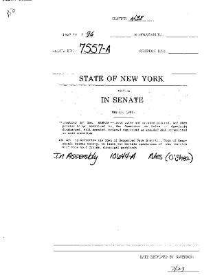 NYS Bill and Veto Jackets: 1996, Chapter 438
