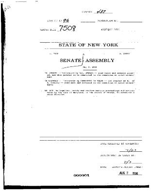 NYS Bill and Veto Jackets: 1996, Chapter 437