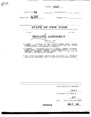 NYS Bill and Veto Jackets: 1996, Chapter 428