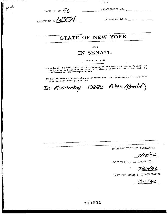 NYS Bill and Veto Jackets: 1996, Chapter 390