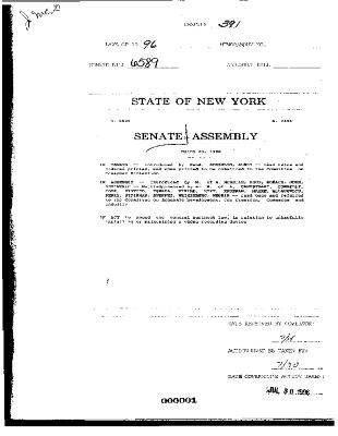 NYS Bill and Veto Jackets: 1996, Chapter 391