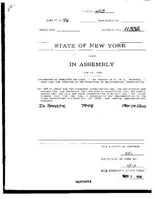 NYS Bill and Veto Jackets: 1996, Chapter 413
