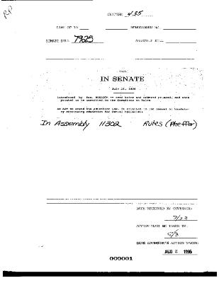 NYS Bill and Veto Jackets: 1996, Chapter 435