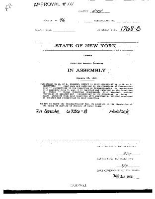 NYS Bill and Veto Jackets: 1996, Chapter 475