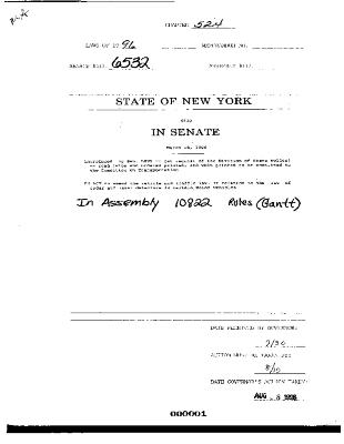 NYS Bill and Veto Jackets: 1996, Chapter 524