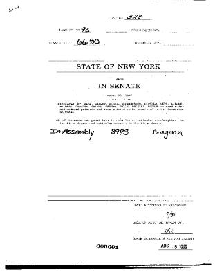 NYS Bill and Veto Jackets: 1996, Chapter 528