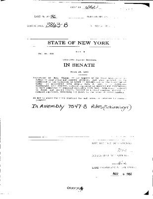 NYS Bill and Veto Jackets: 1996, Chapter 492